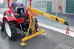 hydraulic crane for agricultural tractor el 500