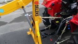 hydraulic crane for agricultural tractor el 500