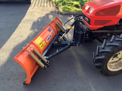 snowplough with plate for tractor lns 190 a