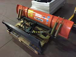 light snow plow for skid steer loaders lns 190 m