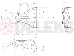sideshift flail mower offset side mulcher for tractors deleks
