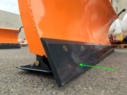 snowblade with plate for tractor ln 250 a