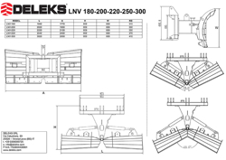 snowplow with 3 point linkage for tractor lnv 250 c