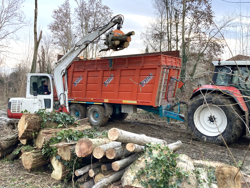 log grapple with fixed pendulum rotator for minidiggers and forest cranes dk 16 gr 30f