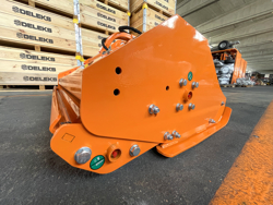 shredder with hydraulic side shift for orchard tractors mod jaguar 150