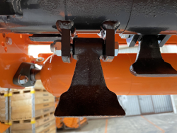 shredder with hydraulic side shift for orchard tractors mod jaguar 150