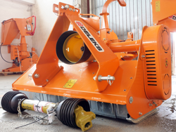 mulcher for compact tractors 120cm shredder mower with hammers lince 120