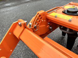 adjustable power harrow for tractors kr 160