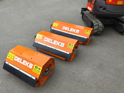 forestry mulcher of 100cm for mini excavators hydraulic shredder mod ar 100