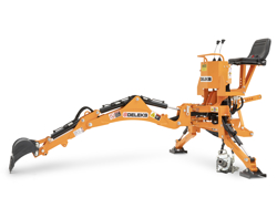mini backhoe for universal compact tractors drs 1000