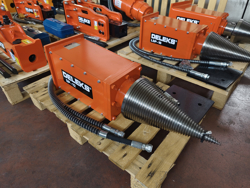 screw log splitter for mini excavator lsp12