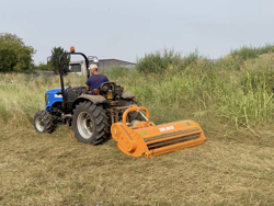 adjustable sideshift mower for tractors shredder mulcher mod gepard 190