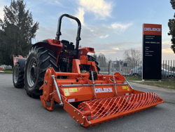 heavy rotavator tiller for tractors working width 220cm for soil preparation mod dftr 220