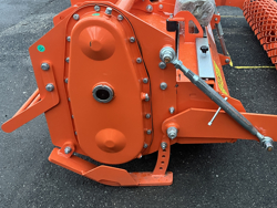 heavy rotavator tiller for tractors working width 220cm for soil preparation mod dftr 220
