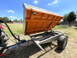 3 way hydraulic tipping trailer for tractor rm 14 t3h