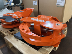 tree shear log grapple for mini excavators cf 11r