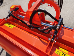 adjustable sideshift mower for tractors shredder mulcher gorilla 200