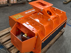 forestry mulcher of 80cm for mini excavators hydraulic shredder mod arj 80