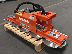 circular saw blade attachment for excavators and hedge cutters cutter5