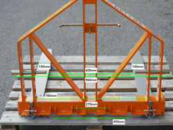 garfo para paletes para trator mod d 700