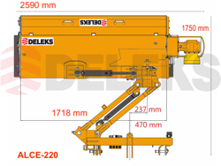 rocadora com multiplicador externo serie pesada mod alce 220