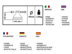 cabeca trituradora para mini escavadoras de 3 7 ton mod arh 100