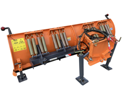 limpa neve 250cm com placa serie media para trator modelo ln 250 a