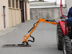 braco hidraulico com barra corta sebes mod airone 180 tr