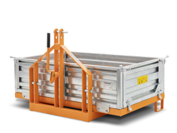 caixa basculante para transporte de mercadorias com trator mod t 1400