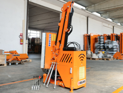 braco hidraulico com cabeca trituradora mod airone 60