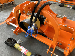 triturador com deslocamento hidraulico para trator de pomar mod jaguar 150