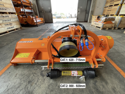 triturador com deslocamento hidraulico para trator de pomar mod jaguar 170