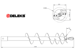 broca diametro 20 cm zhdauguer 20