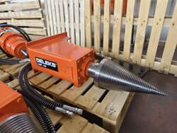 cabeca hidraulica com rachador conico mod lsp40