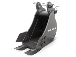 balde para miniescavadora m180 bhb 200