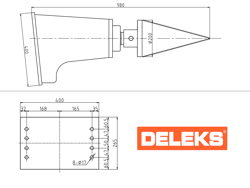 cabeca hidraulica com rachador conico mod lsp40