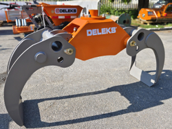 garra florestal hidraulica para miniescavadora mod dk18