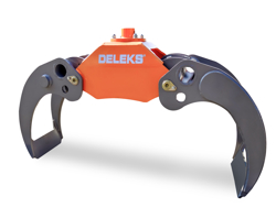 garra florestal hidraulica para miniescavadora mod dk18
