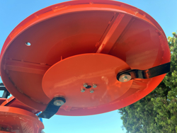 triturador de relva com disco interfilar para vinhas e pomares mod dm150 interfila