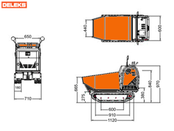 minidumper de largata m5000bs