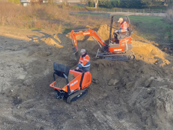 minidumper de largata mod m8000kubota