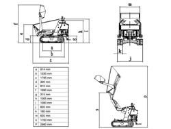 minidumper de largata mod m8000bs