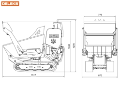 minidumper de largata v3000 bs