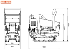 minidumper de largata v3000h bs