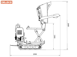 minidumper de largata v3000h bs