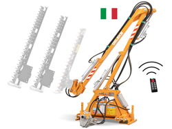 braco hidraulico para barra corta sebes wireless mod falcow