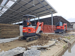 mini escavador compact 1.8 ton mod s180