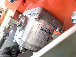 braco hidraulico com cabeca trituradora mod airone