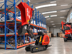 minidumper de largata mod m8000kubota