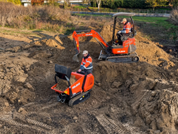 minidumper de largata mod m8000kubota